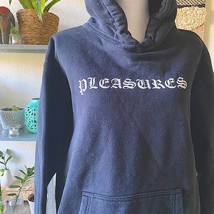 PLEASURES HOOD SWEATSHIRT